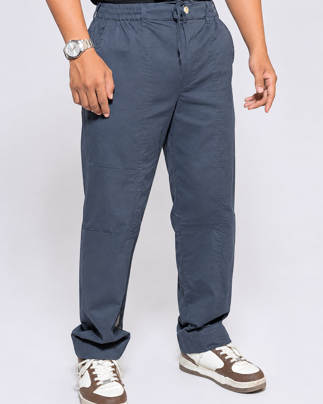 CHINOS X PYJAMAS - Slate 100% Cotton