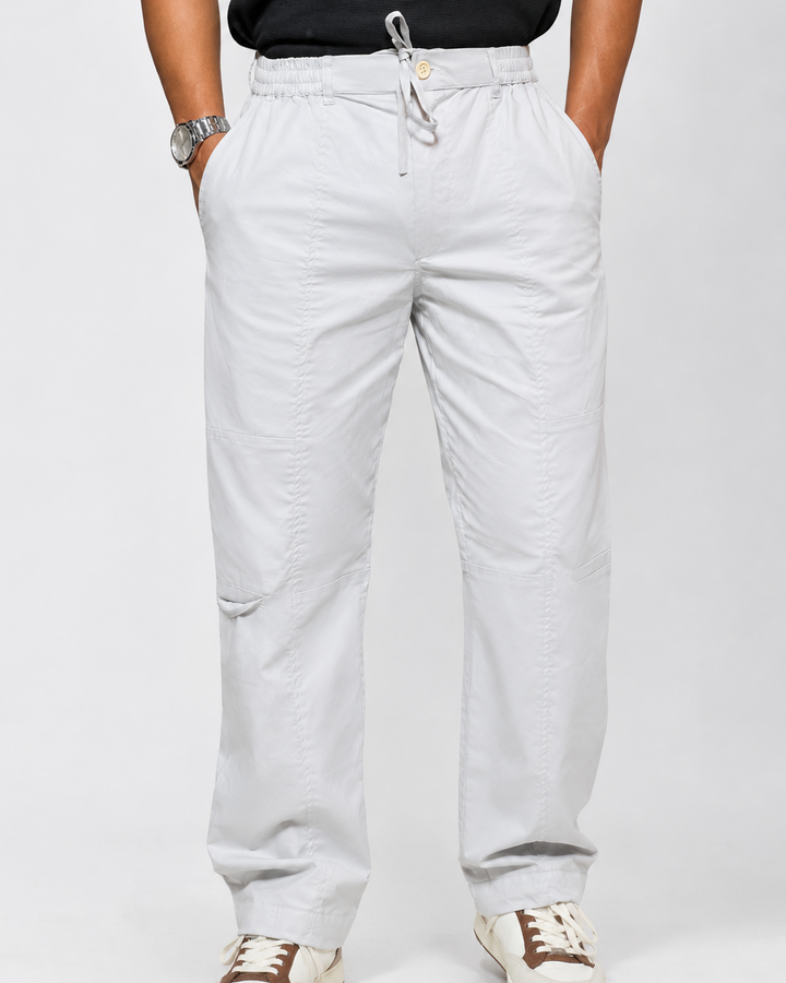 CHINOS X PYJAMAS -Grey 100% Cotton