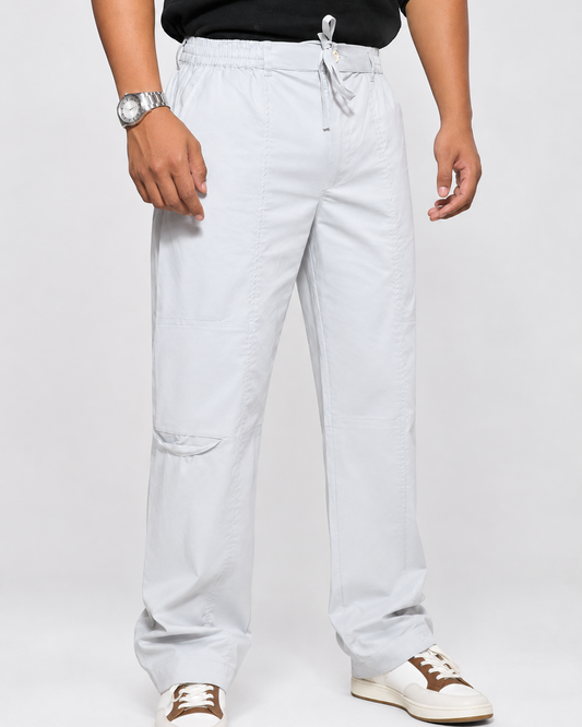 CHINOS X PYJAMAS -Grey 100% Cotton