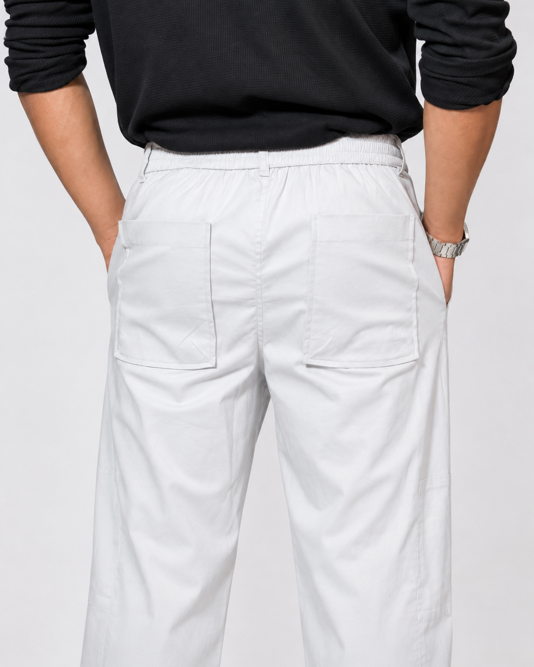 CHINOS X PYJAMAS -Grey 100% Cotton