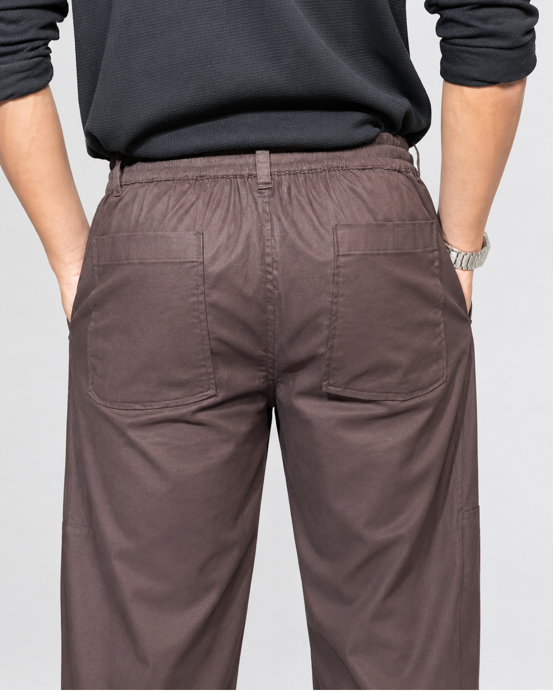 CHINOS X PYJAMAS - Brown 100% Cotton
