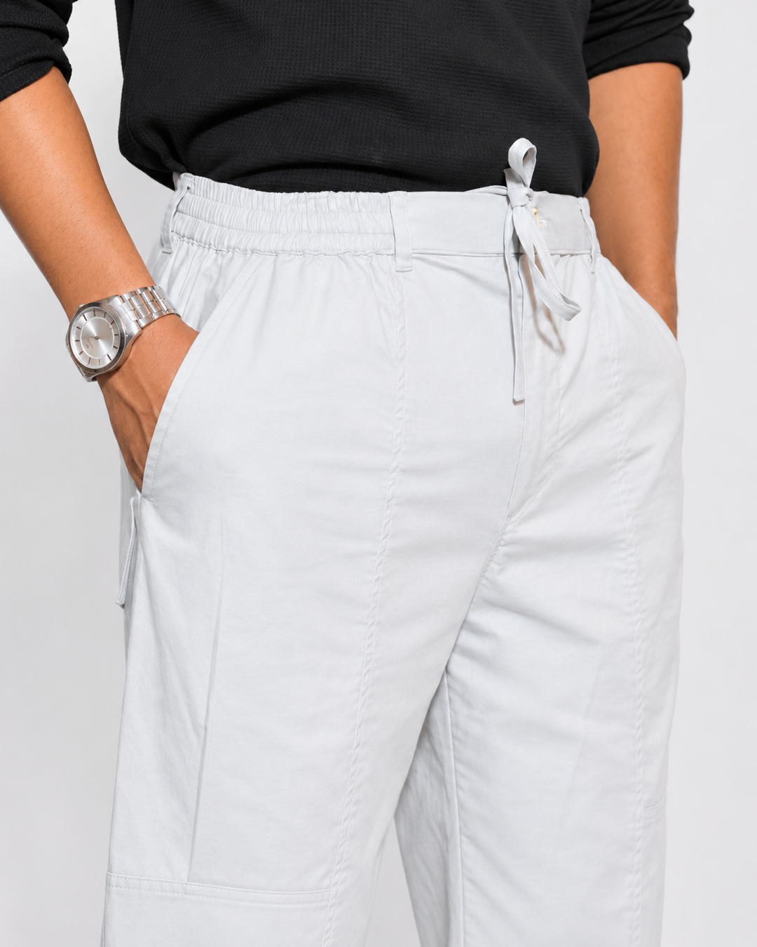 CHINOS X PYJAMAS -Grey 100% Cotton