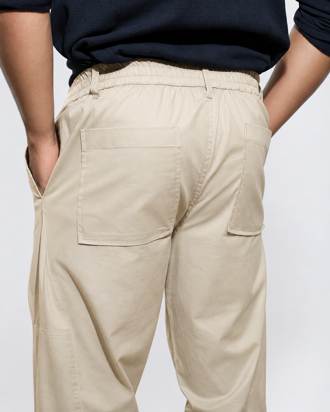 CHINOS X PYJAMAS - Khaki 100% Cotton