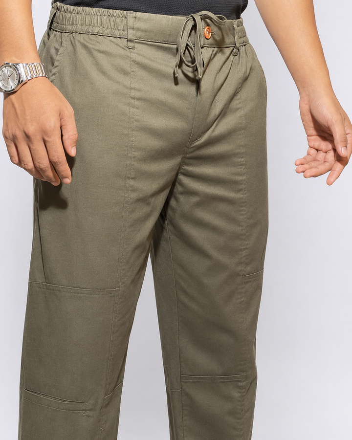 CHINOS X PYJAMAS - Green 100% Cotton