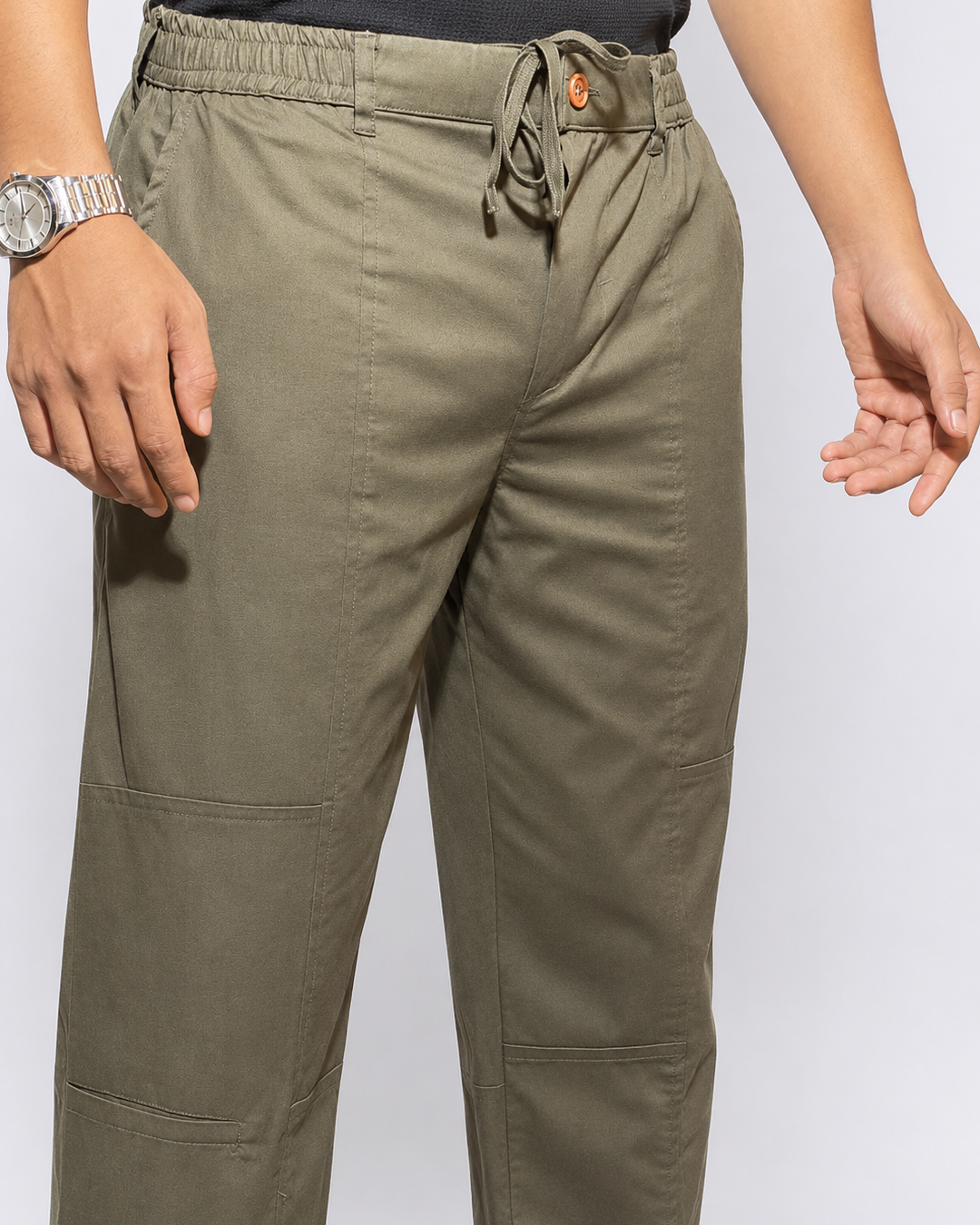 CHINOS X PYJAMAS - Green 100% Cotton