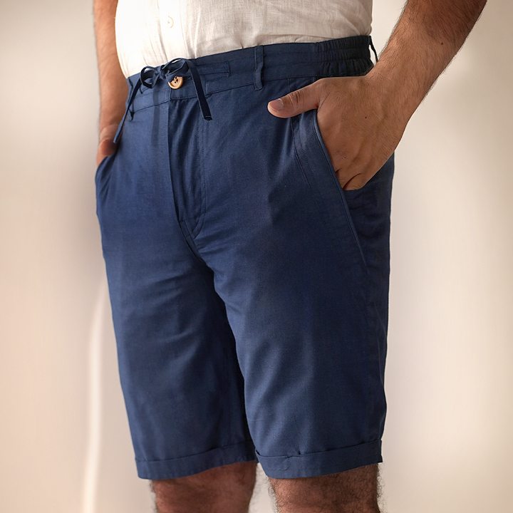 Yale Cotton Linen Shorts