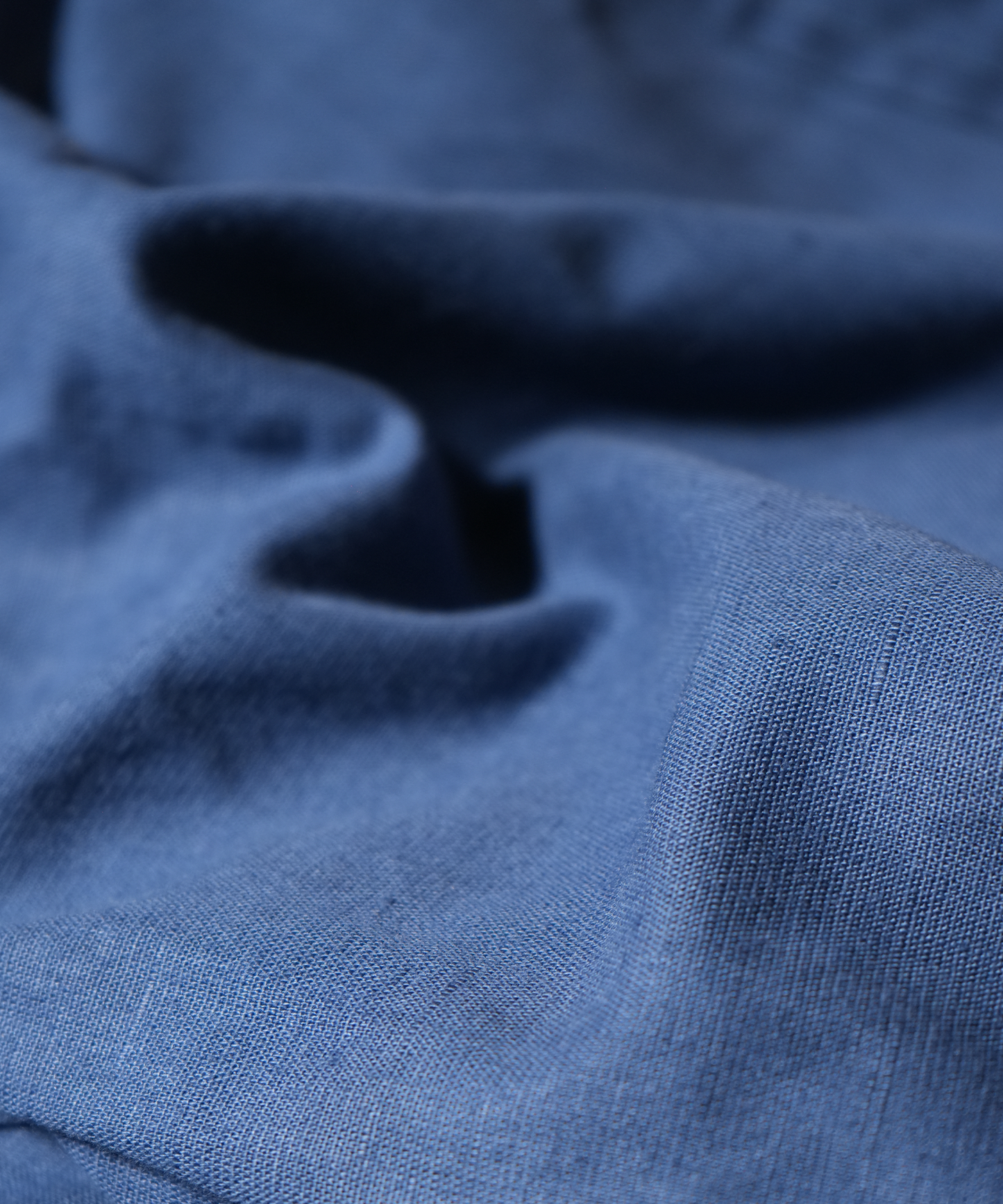 Azure Cotton Linen Shorts