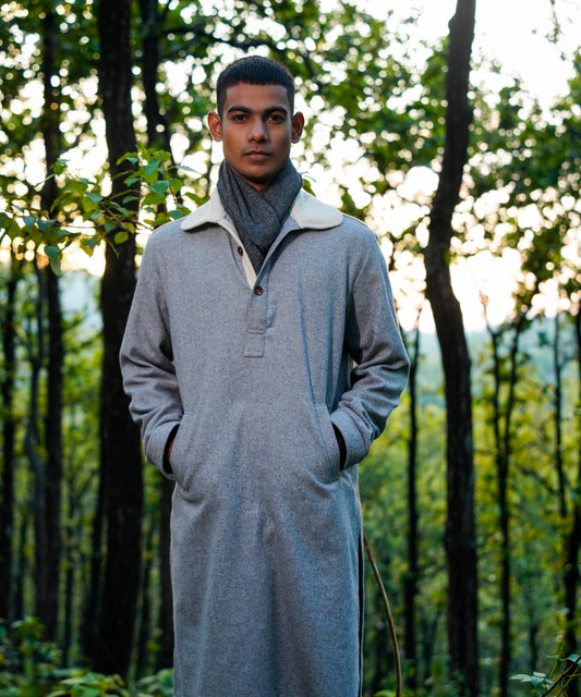 Flint Grey Woollen Phirens