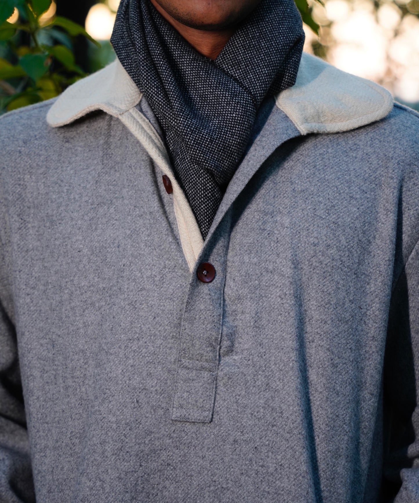 Flint Grey Woollen Phirens