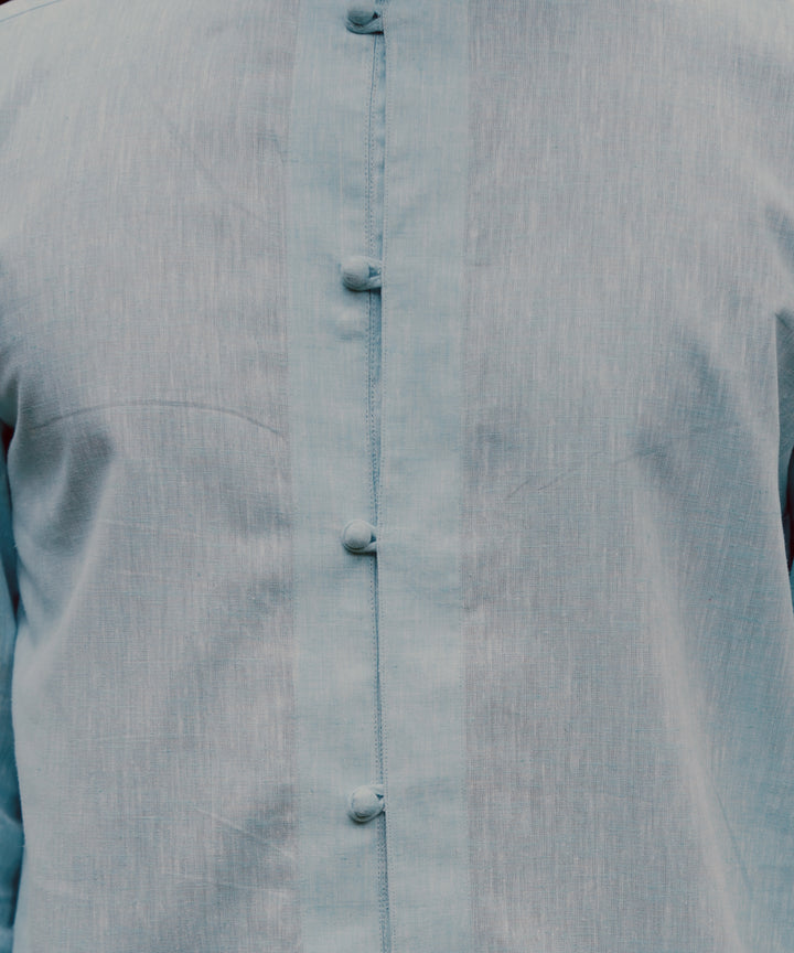 Sapphire Cotton Linen Shirt