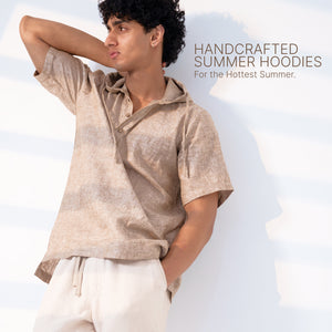 Sand beige - Summer Popover Hoodie - Sand Beige