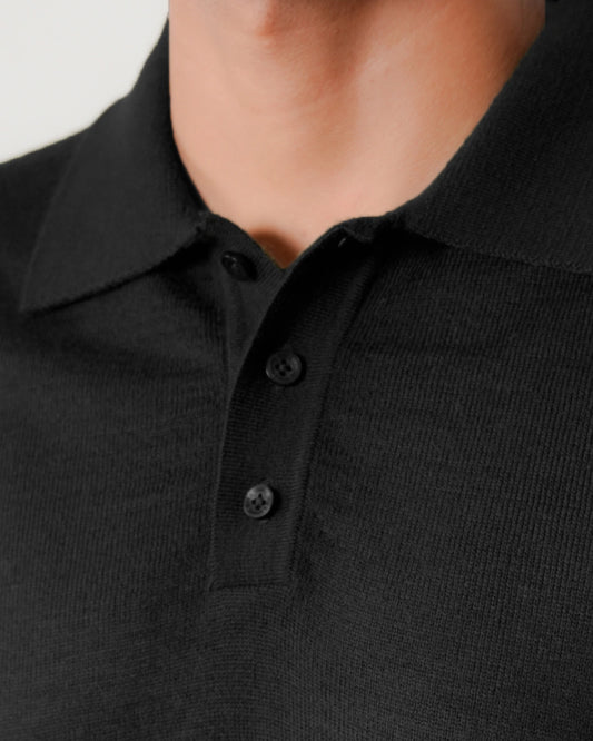 Autumn Pullover Shirt - Full Sleeves - Black
