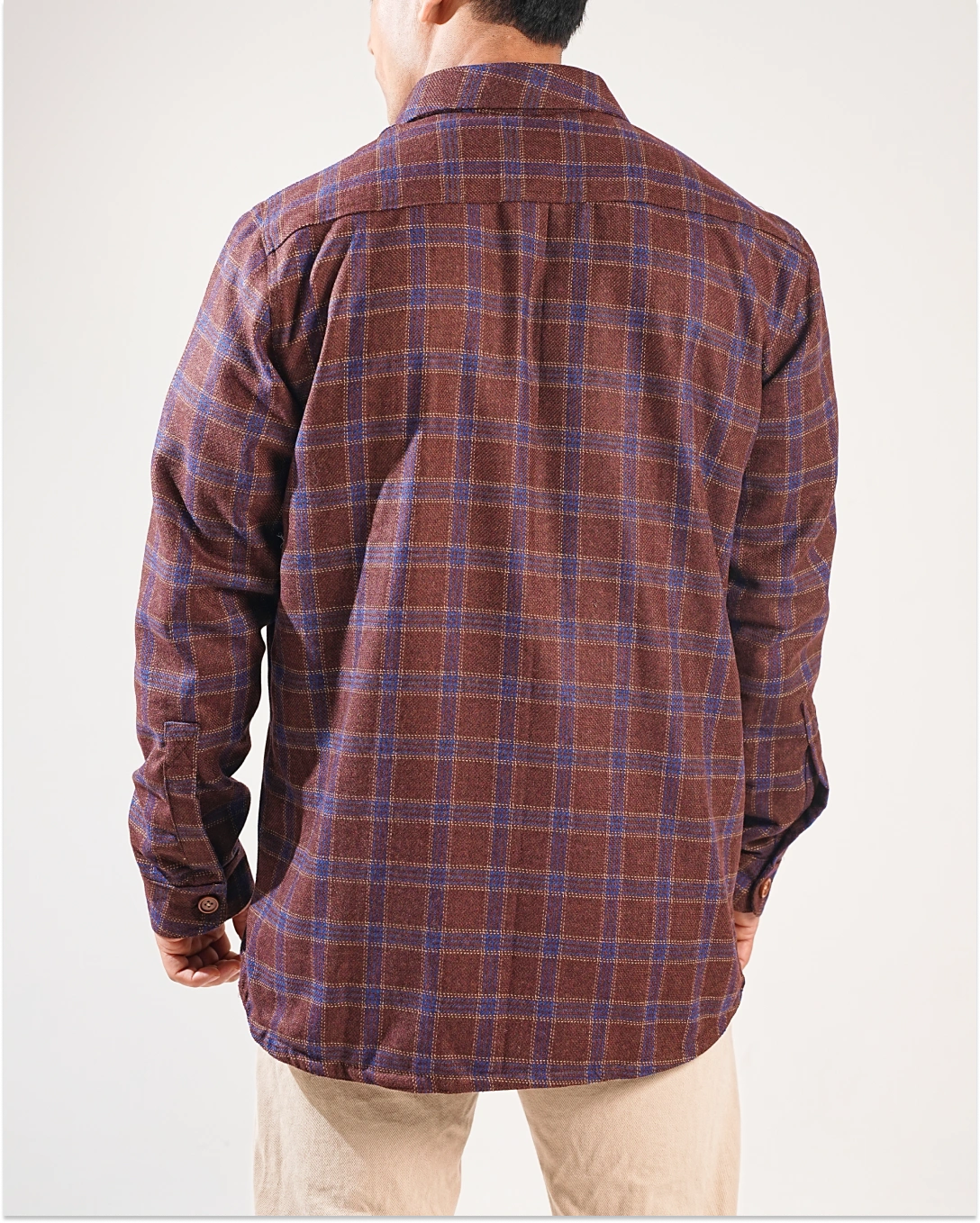 Shirt X Jacket-  Brown Check
