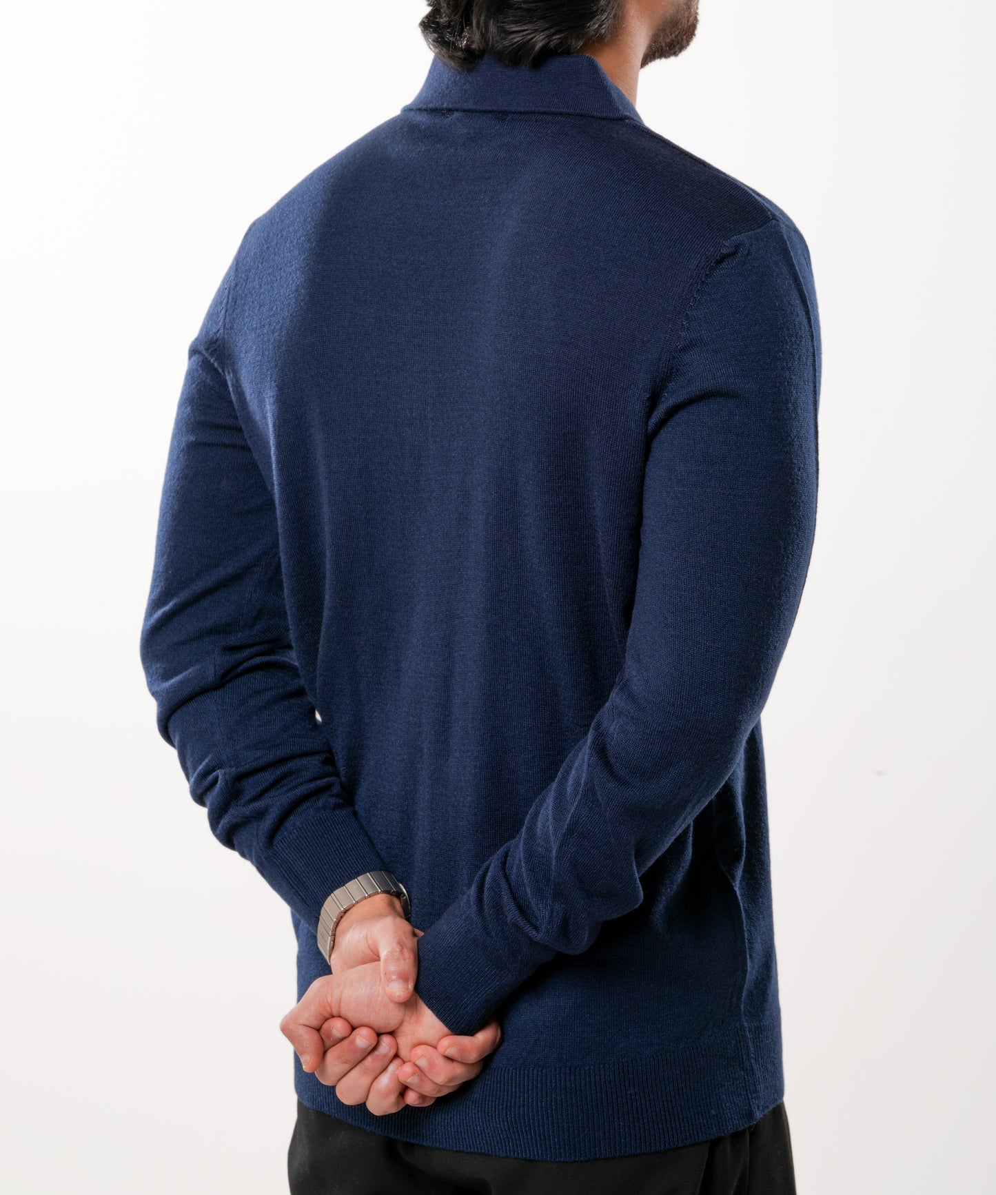 Autumn Pullover Shirt - Full Sleeves - Navy Blue