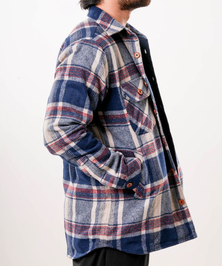 Shirt X Jacket- Blue Check