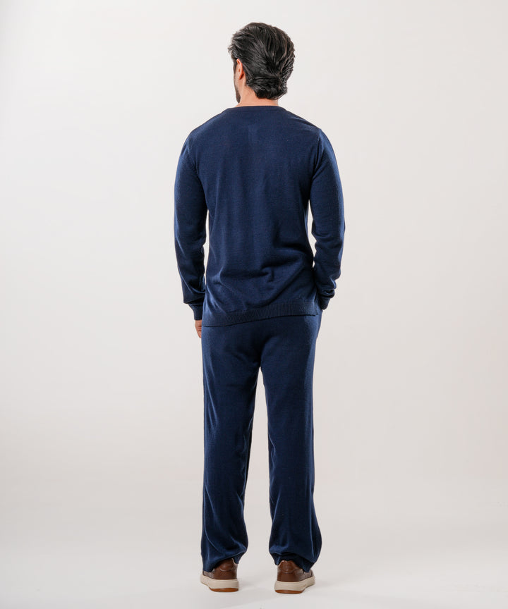 Woollen Coord Set - Blue