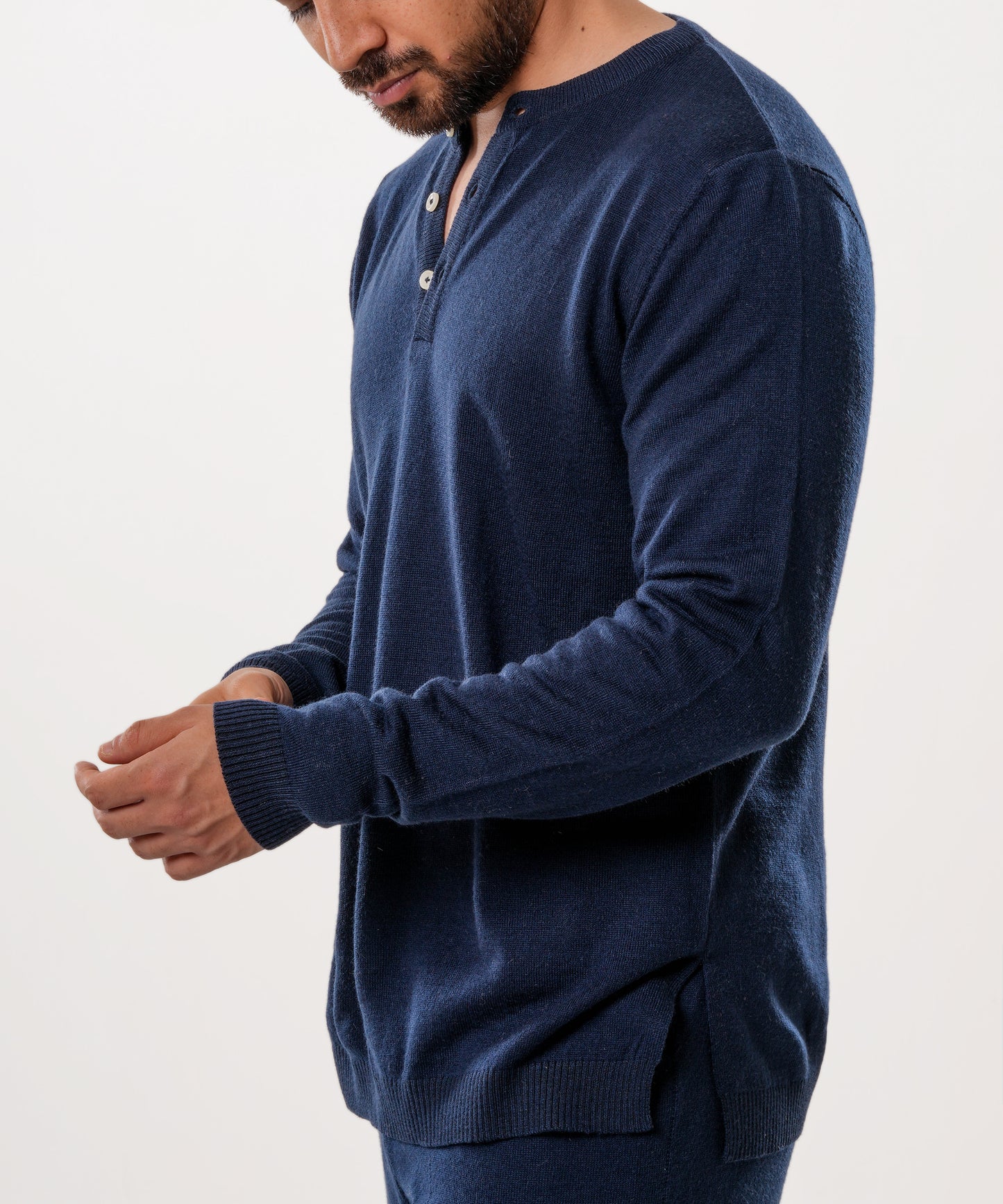 Woollen Coord Set - Blue