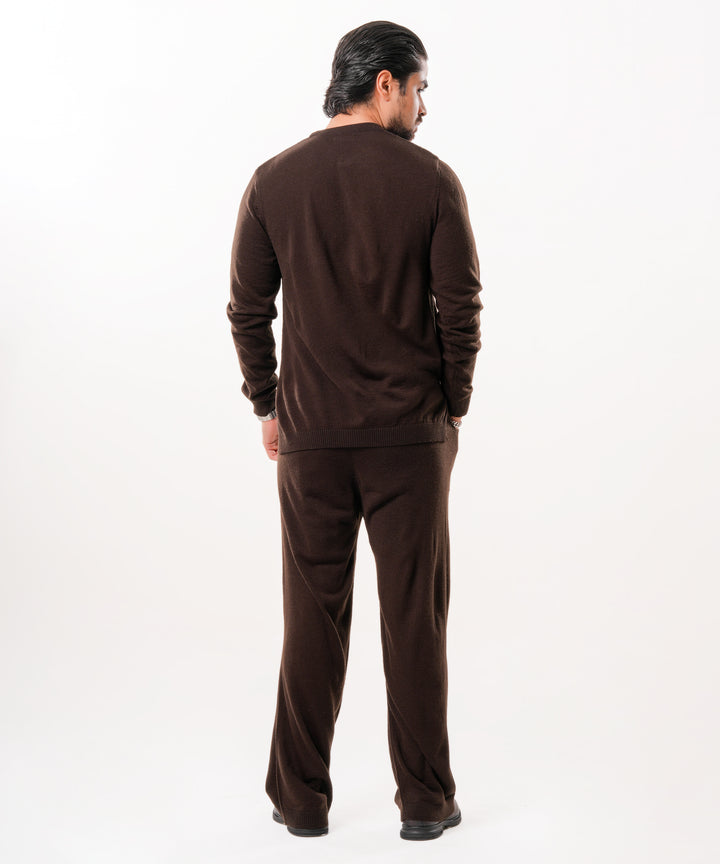 Woollen Coord Set - Brown