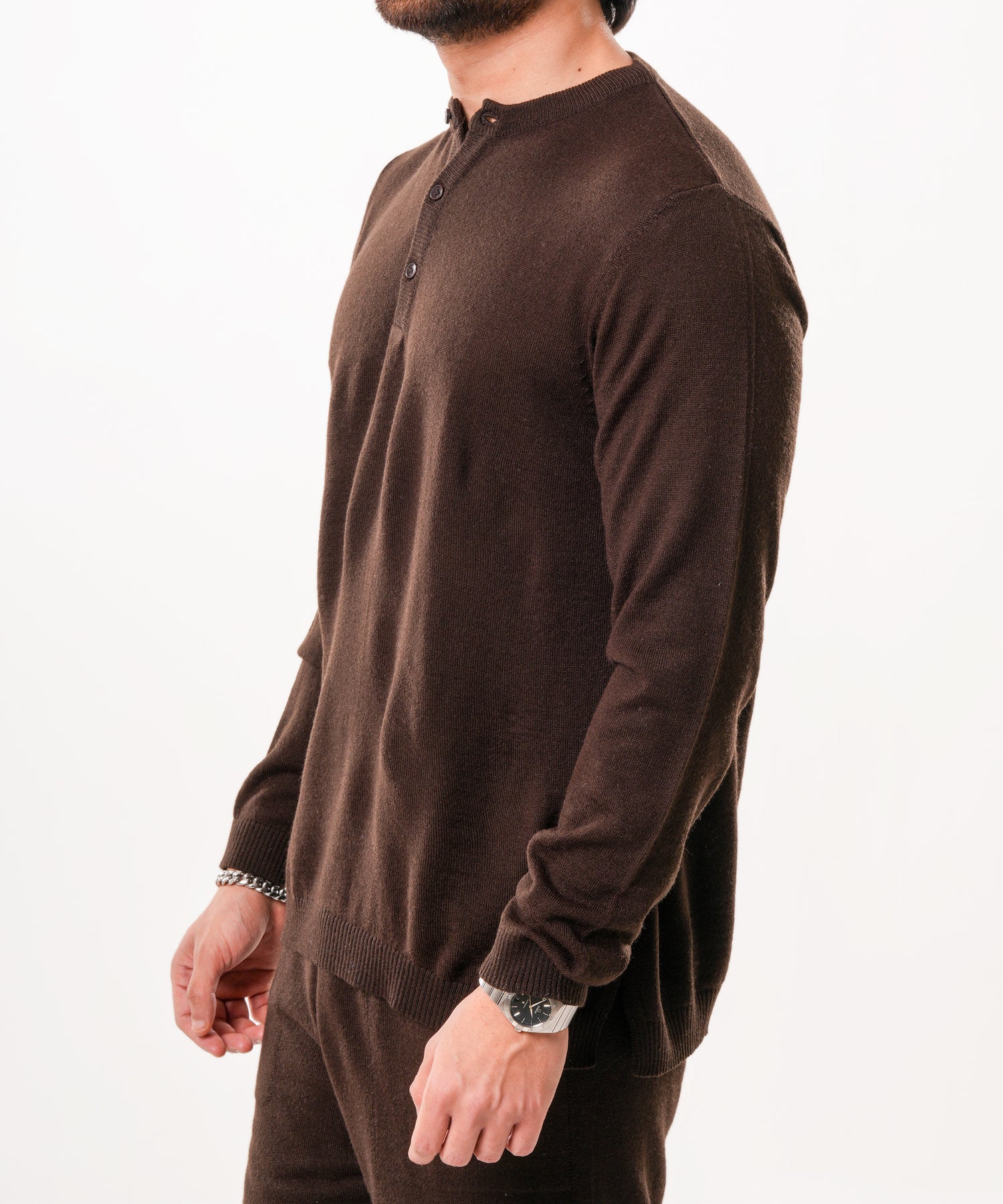 Woollen Coord Set - Brown