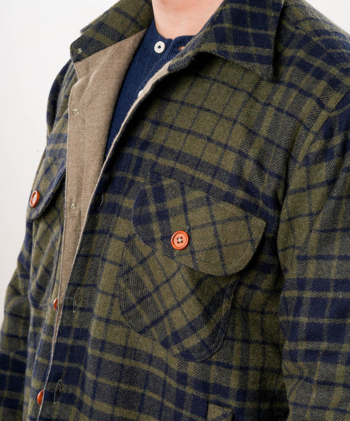 Shirt X Jacket-  Hunter Green