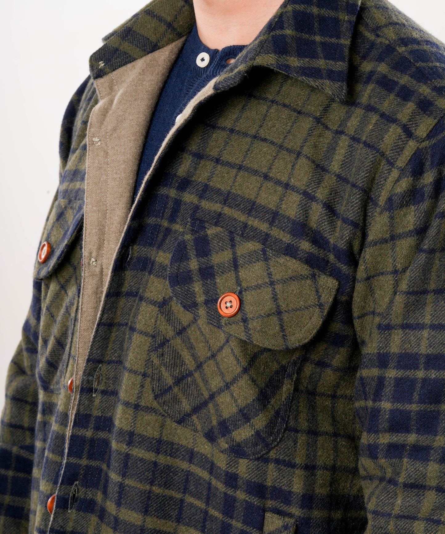 Shirt X Jacket-  Hunter Green