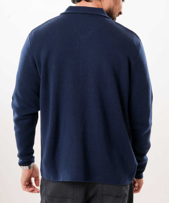 Knitted Jacket - Blue