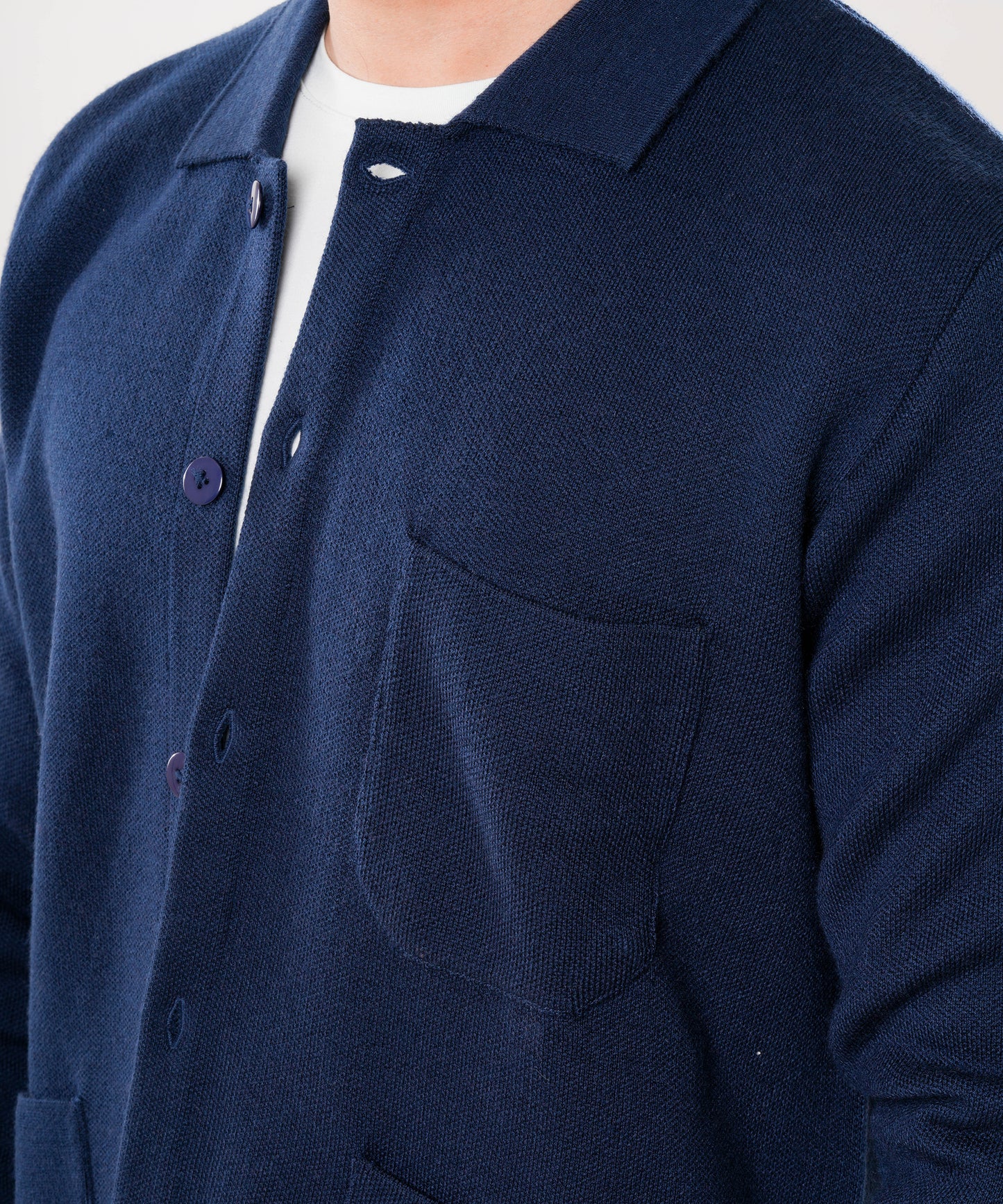 Knitted Jacket - Blue