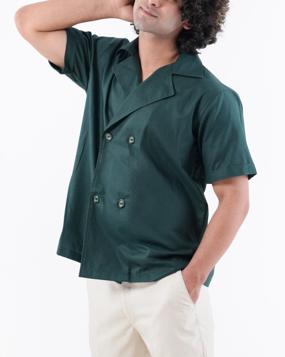 Summerweave Shirt - Forest Green