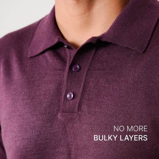 Autumn Pullover Shirt - Full Sleeves - Wine