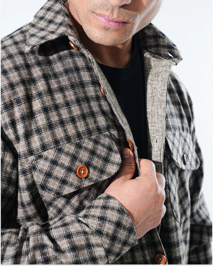 Shirt X Jacket- Dark Grey