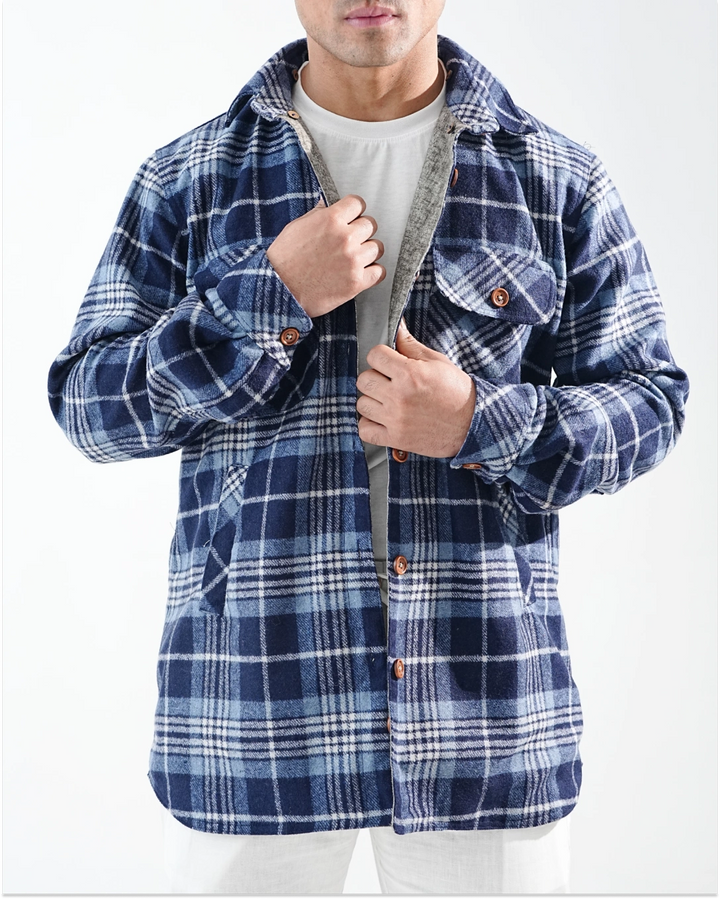 Shirt X Jacket- Dark Blue