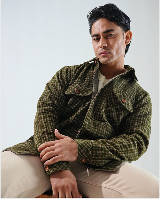 Shirt X Jacket- Forest Green