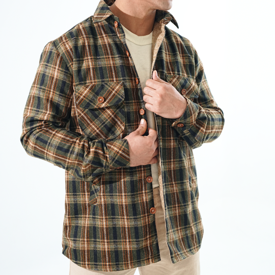 Shirt X Jacket-  Olive Green