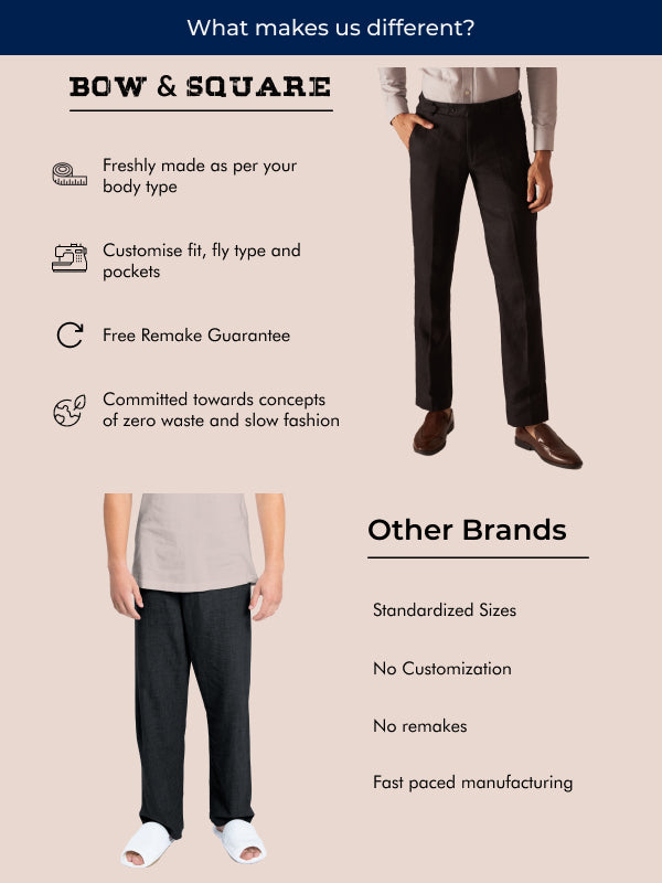 Chinos vs trousers  formal pants  Differences in style fit  fabric