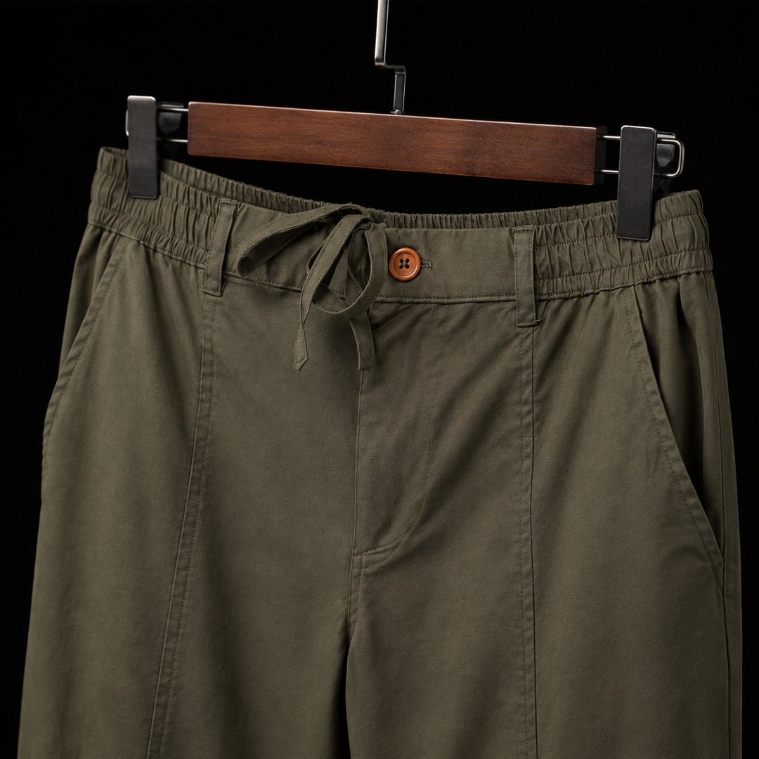 CHINOS X PYJAMAS - Green 100% Cotton