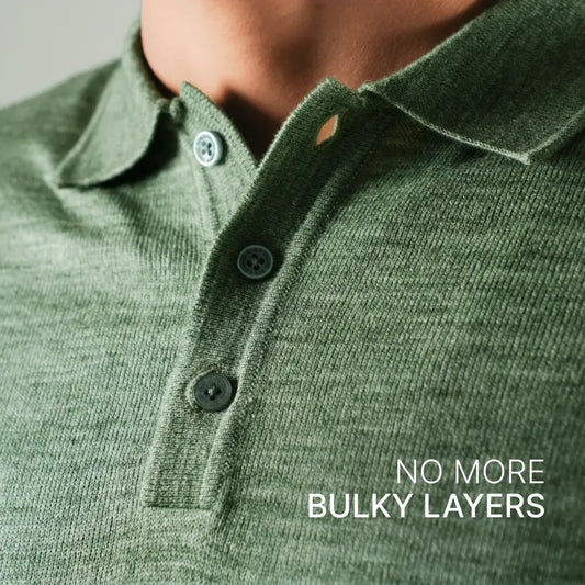 Autumn Pullover Shirt - Full Sleeves - Green
