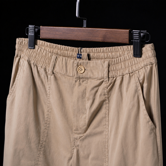 CHINOS X PYJAMAS - Khaki 100% Cotton