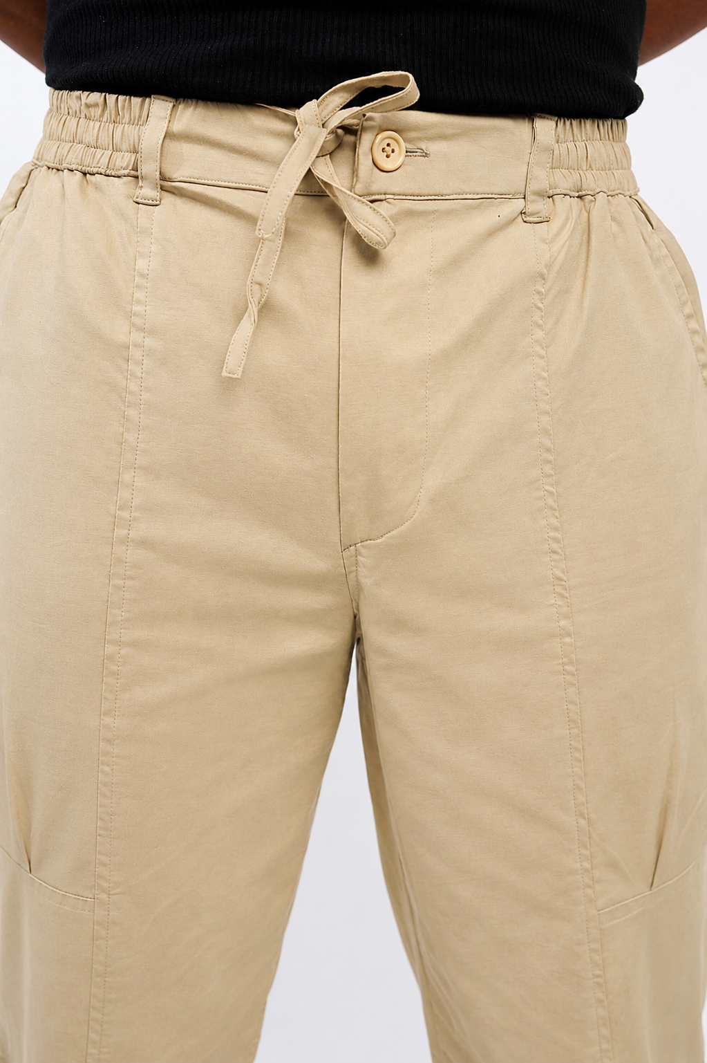 CHINOS X PYJAMAS -Khaki 100% Cotton