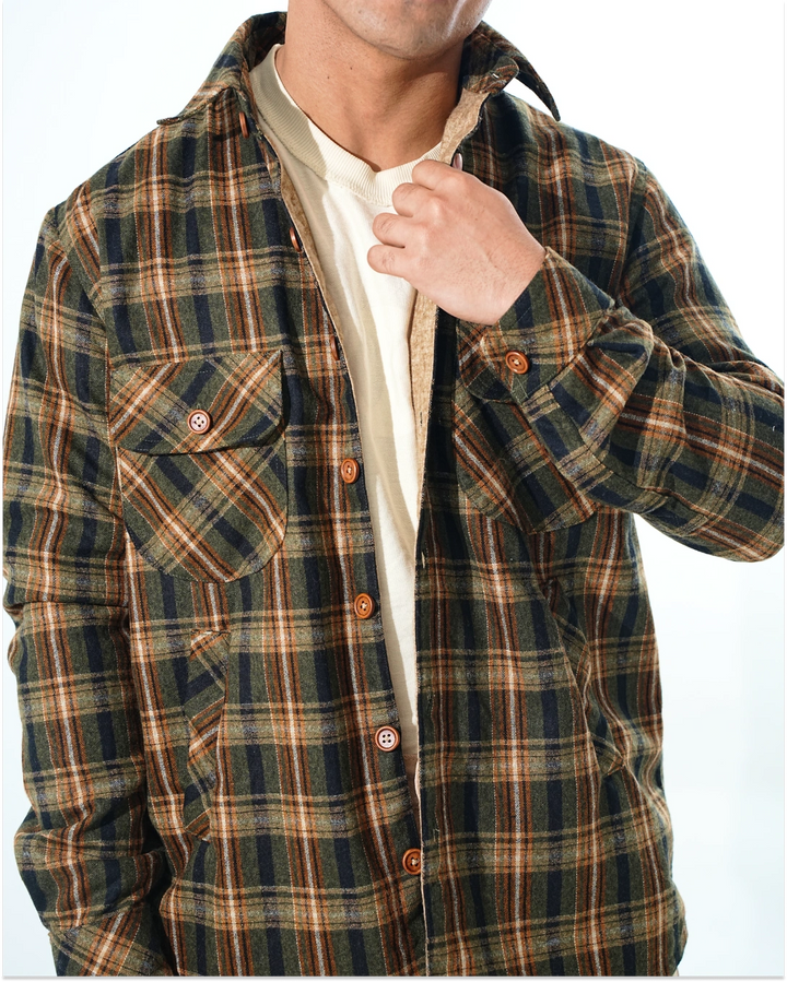 Shirt X Jacket-  Olive Green