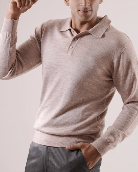 Autumn Pullover Shirt - Full Sleeves - Dusty Rose