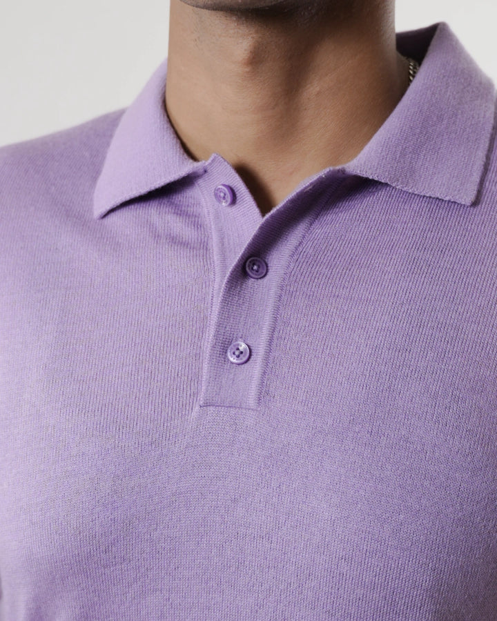 Autumn Pullover Shirt - Full Sleeves - Light Purple