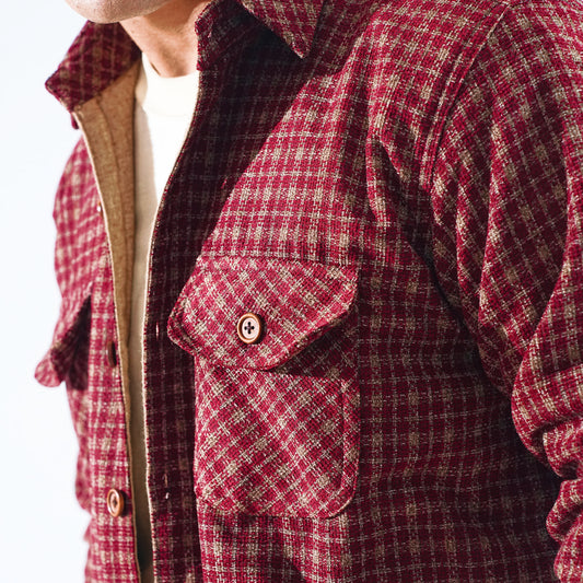 Shirt X Jacket- Red