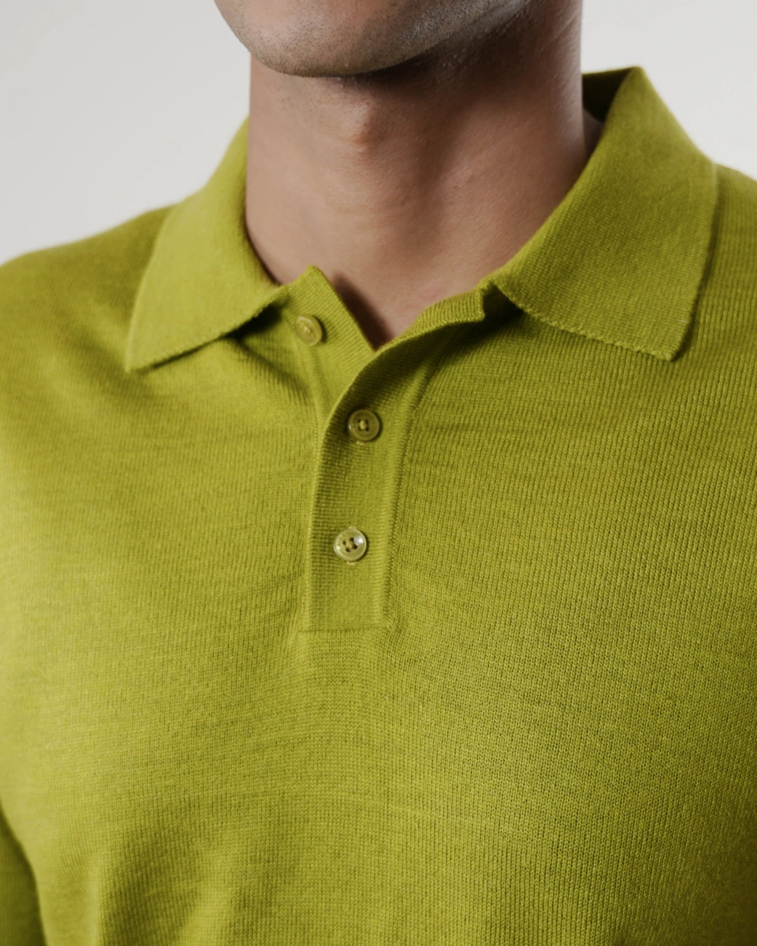 Autumn Pullover Shirt - Full Sleeves - Sage Green