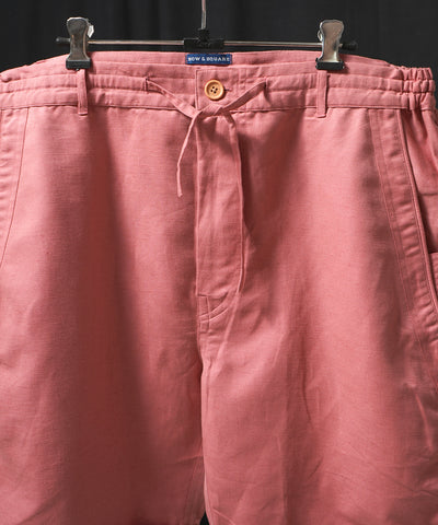 Salmon Linen Shorts