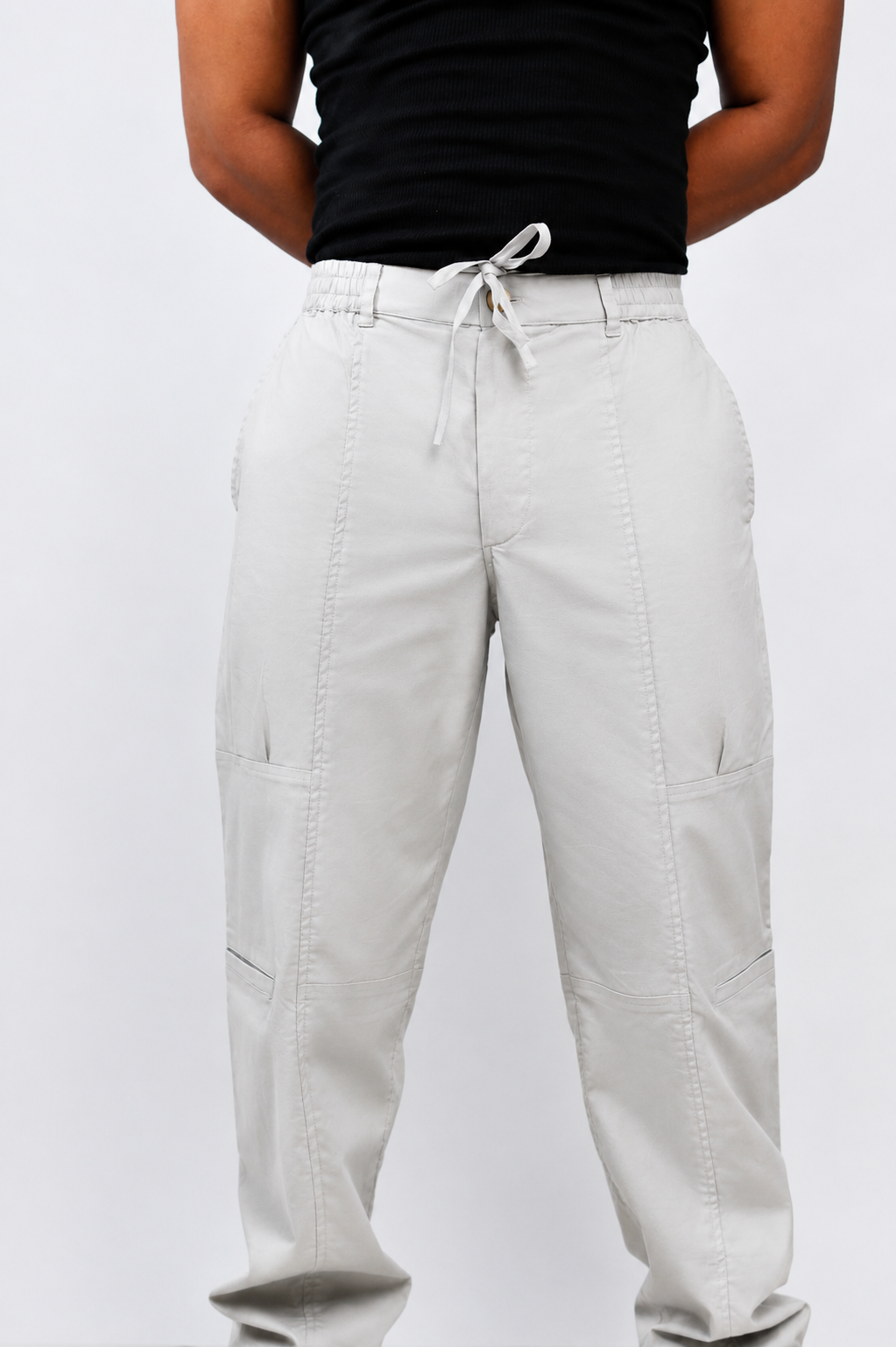 CHINOS X PYJAMAS -Grey 100% Cotton