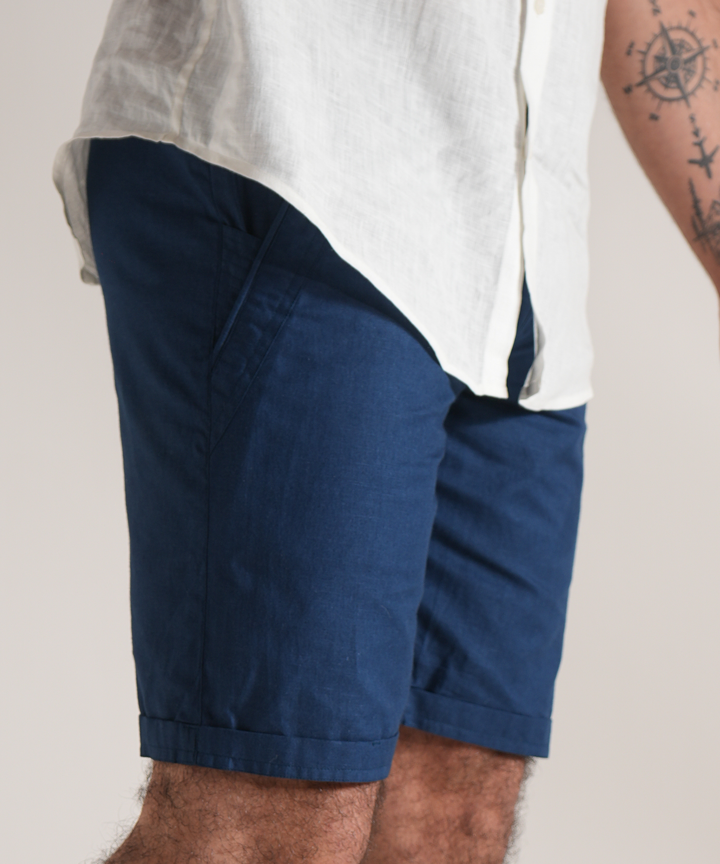 Yale Cotton Linen Shorts