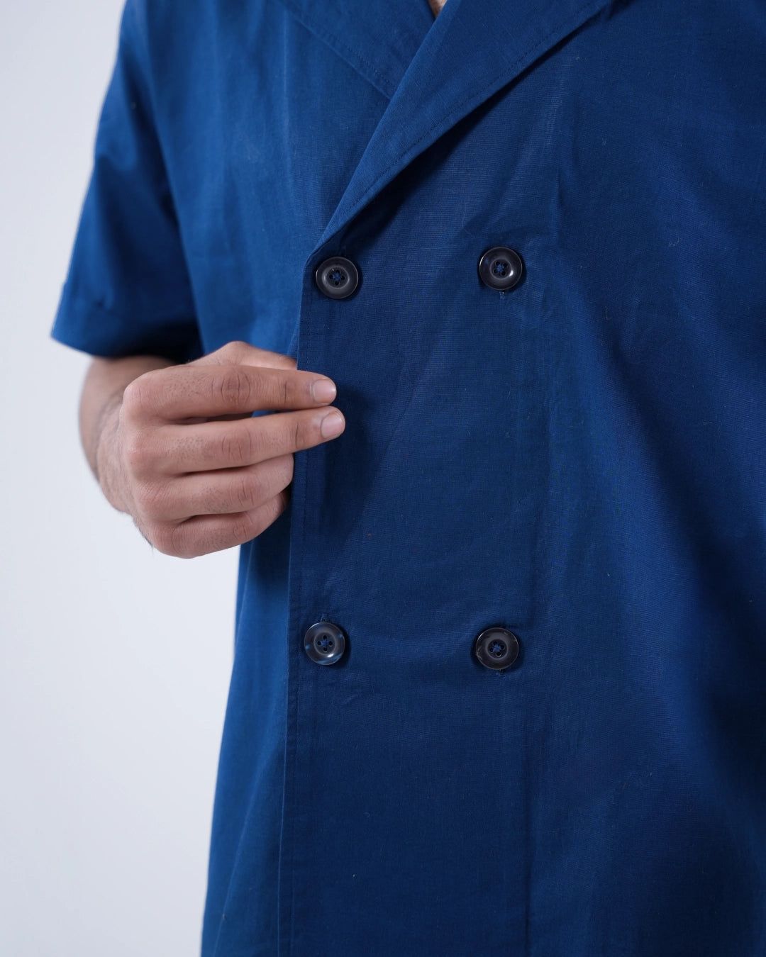 Summerweave Shirt - Navy Blue