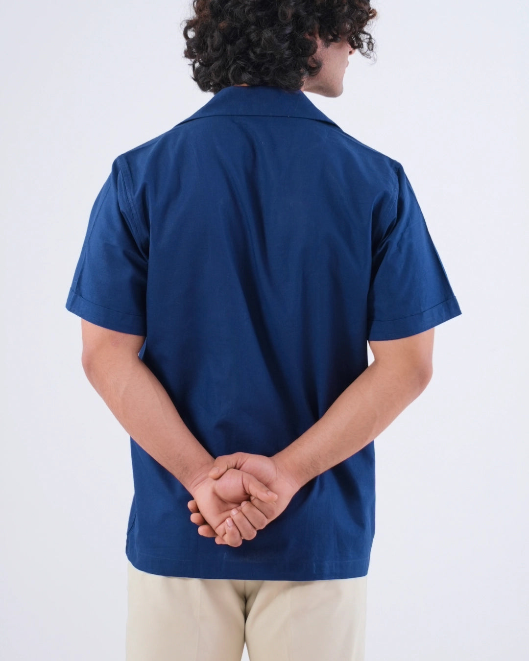 Summerweave Shirt - Navy Blue