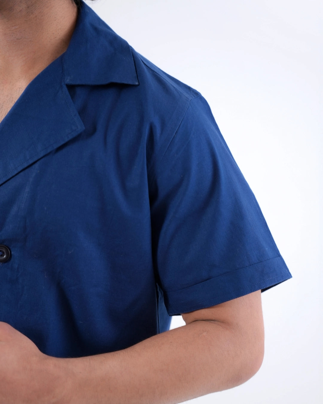 Summerweave Shirt - Navy Blue