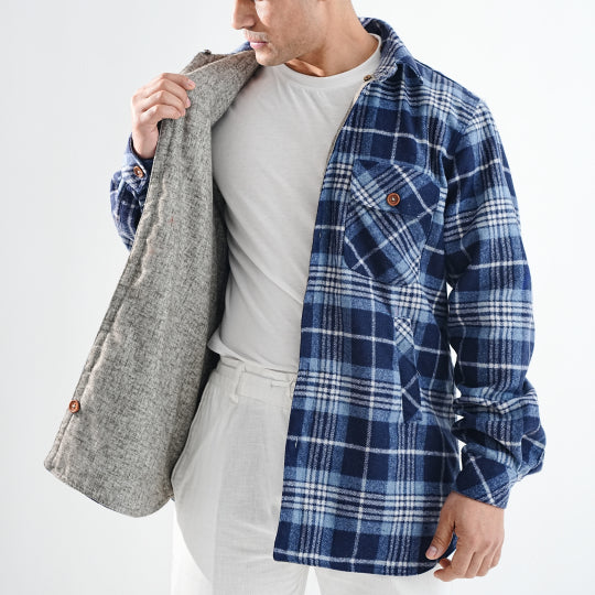 Shirt X Jacket- Dark Blue